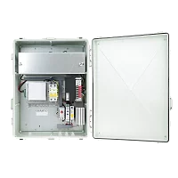 Уличный коммутатор OSNOVO SW-80402-WLU(port 90W) Уличный управляемый (L2+) PoE коммутатор на 6 портов с термостабилизацией и резервным питанием (АКБ - 7Ач). Порты: 4 x GE (10/100/1000Base-T) с PoE (до 90W) + 2 x GE SFP