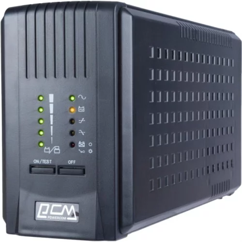 Источник бесперебойного питания Powercom Smart King Pro+ SPT-500 400Вт 500ВА черный/ UPS Powercom Smart King Pro+ SPT-500 400W 500Va black (SPT-500-II)