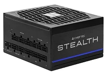 Блок питания Chieftec Stealth SPX-1000-FC (ATX 3.1, 1000W, 80 PLUS PLATINUM, Active PFC, 135mm fan, Gen5 PCIe, Full Cable Management) Retail