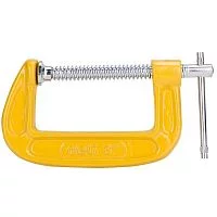 Струбцина G-образная усиленная Deli DL-G203 высота зажима 75мм