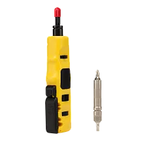 Ударный инструмент для разделки контактов 110-го типа, со стриппером и отверткой, LAN-PND-110/SSH