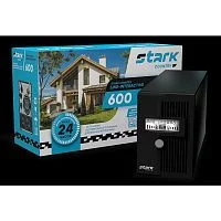 STARK SC 600 ИБП 600 ВА/360 Вт {Line-Interactive, Напольный, 140-300В, 2 х ЕВРО, Синтезированный синус, БЕЗ АКБ - внешние батареи 1 шт от 40Ач до 200 Ач}