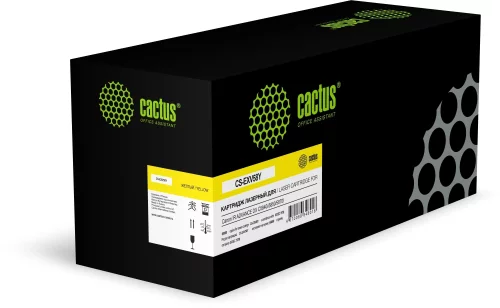 Картридж лазерный Cactus CS-EXV58Y желтый (60000стр.) для Canon IR ADVANCE DX C5840i/5850/5870I с чипом