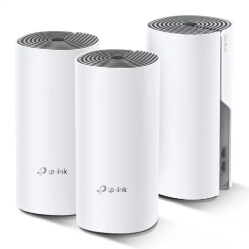 Точка доступа Tp-link Deco E4 AC1200 Mesh Wi-Fi System, 2x 10/ 100Mb/ s Ports, 2x internal antennas (DECO E4(3-PACK))