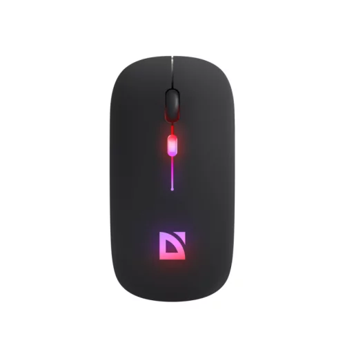 Defender Беспроводная оптическая мышь Touch MM-997 черн,2.4+BT,RGB,400mAh,бесшумная (52997)