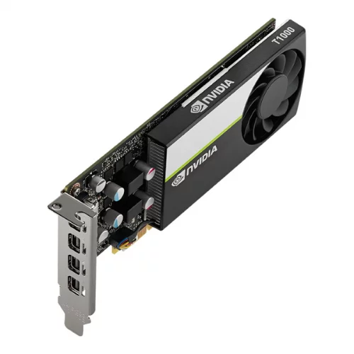 Видеокарта VGA PNY NVIDIA QUADRO T1000, 4GB GDDR6/ 128 bit, PCI Express 3.0 x16, 4x mDP (VCNT1000-SB) фото 2