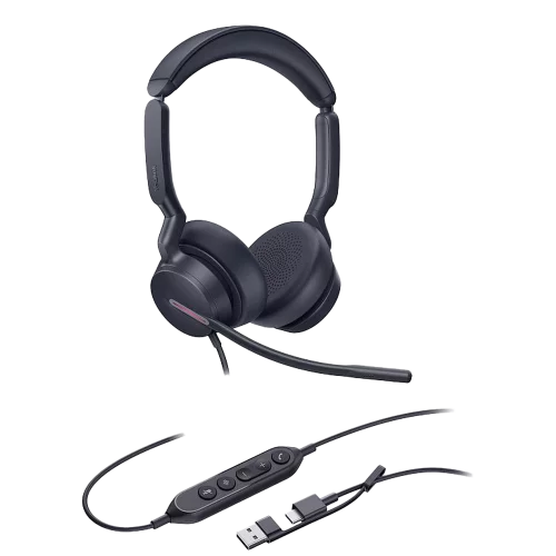 Гарнитура проводная/ Yealink UH46 Dual UC USB-C/A [1308183]