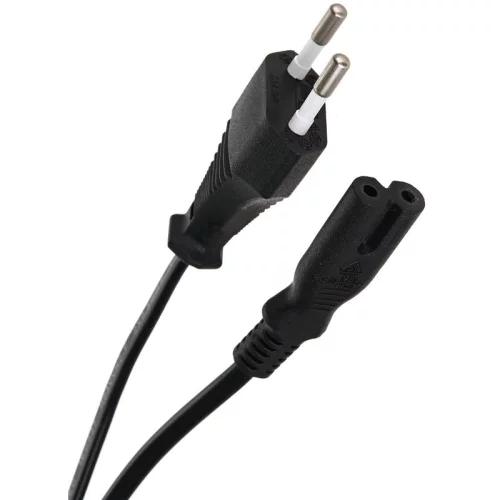Кабель/ Кабель для аудио-видео техники IEC-320-C7 -- розетка EU, 2-pin <VDE>, VCOM <CE023-CU0.5-1.8>, 1,8m (CE023-CU0.5-1.8M)