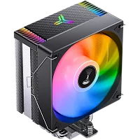 Кулер для процессора/ CPU Cooler JONSBO CR-1000MAX V2 ARGB (230W, 4-pin PWM, 157mm, Al/Cu, 6x6mm, ARGB, 1x120mm, 70.8CFM, 33.2dBA, 1800RPM, S: 1851/1700/1200/115X, AM4/AM5 Black)