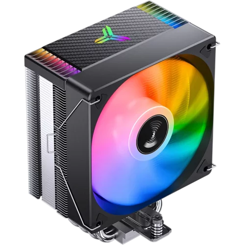 Кулер для процессора/ CPU Cooler JONSBO CR-1000MAX V2 ARGB (230W, 4-pin PWM, 157mm, Al/Cu, 6x6mm, ARGB, 1x120mm, 70.8CFM, 33.2dBA, 1800RPM, S: 1851/1700/1200/115X, AM4/AM5 Black)