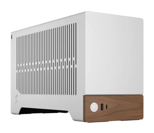 Корпус без блока питания/ Case Fractal Design Terra, Mini-Tower, no fans, 1xUSB-A 3.0 + 1xUSB 3.2 Type-C, SFX PSU Support, mITX Silver (FD-C-TER1N-02)