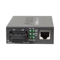 FT-802S15 медиа конвертер/ 10/100TX - 100Base-FX (SC) Single Mode Bridge Fiber Converter - 15KM, LFPT