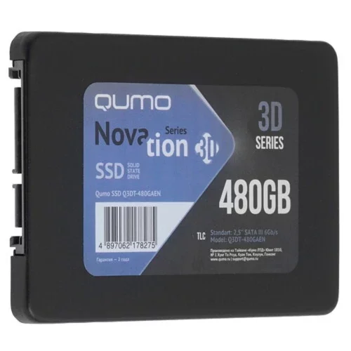 QUMO SSD 480GB QM Novation Q3DT-480GAEN {SATA3.0} фото 2