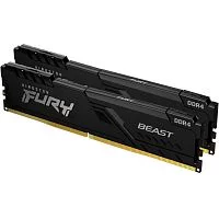 Память оперативная/ Kingston 8GB 3200MT/s DDR4 CL16 DIMM (Kit of 2) FURY Beast Black (KF432C16BBK2/8)