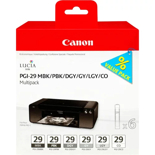 Набор/ PGI-29 MBK/ PBK/ DGY/ GY/ LGY/ CO MULTI (4868B018)