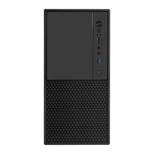 Exegate EX299077RUS Корпус Minitower ExeGate BAA-308MUC (mATX, без БП, 1*USB+1*USB3.0+1*TypeC, HD Audio, черный) фото 2