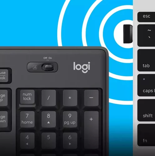 Клавиатура+мышь Logitech Wireless Desktop MK295, USB, SilentTouch (920-009800) (920-009800.) фото 6
