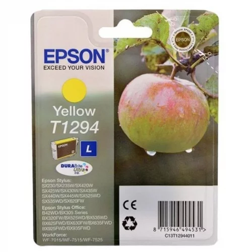 Картридж/ Epson I/C for SX420W/BX305F yellow new (C13T12944012)