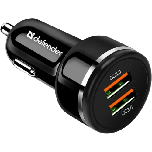 Defender Автомобильное ЗУ UCA-80 2xUSB QC3.0, 36W (83832)