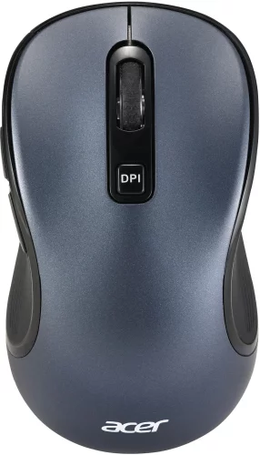 Мышь Acer OMR306 черный/ серый оптическая (1600dpi) беспроводная USB (6but) (ZL.MCECC.021)