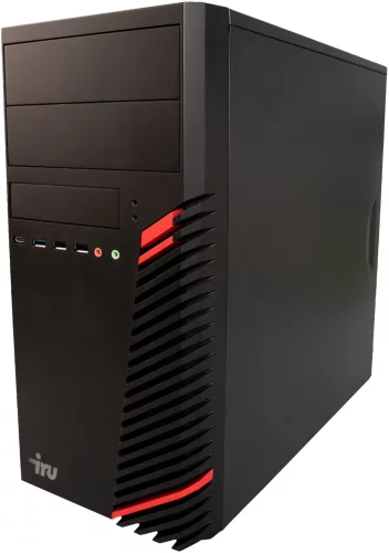 Компьютер IRU Home 310H6SE MT Core i3-12100 16Gb SSD512Gb DOS GbitEth 400W черный (1994645)