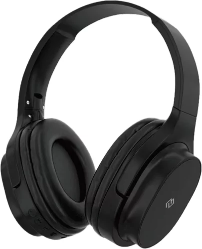 Гарнитура накладные Digma BT-18 черный беспроводные bluetooth оголовье (BT18B)