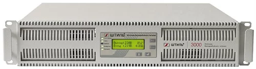 ШТИЛЬ ИБП 3000 ВА; 1 фазный; on-line; батарея: 96В ext (no incl), ЗУ 4А; 2U; rack (SR1103TL)