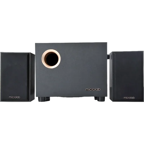 Акустическая система/ Колонки Microlab M-105BT (2.1; 2,5 Вт х 2 + 5 Вт , Выход 2RCA, Вход Bluetooth, 3,5 stereo) (6974229060135)