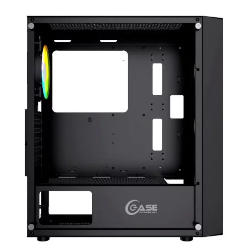 Powercase CMIEB-F4S Корпус Mistral Evo, Tempered Glass, 1x 120mm PWM ARGB fan + ARGB Strip + 3x 120mm PWM non LED fan, чёрный, ATX (CMIEB-F4S) фото 4