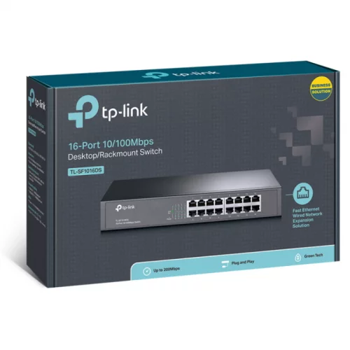 Коммутатор TP-LINK 16x RJ45 (TL-SF1016DS) фото 4