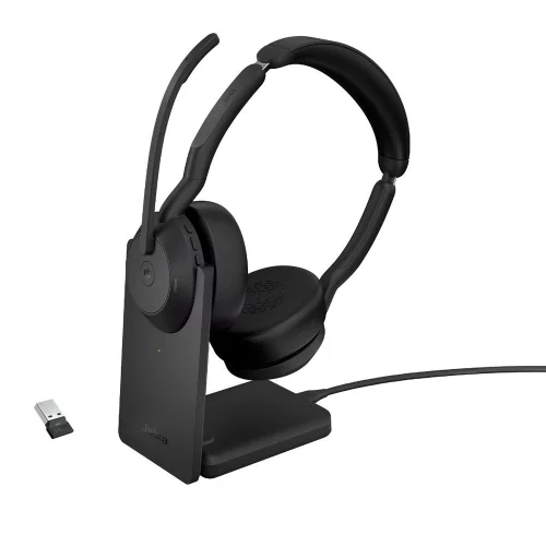 Беспроводная гарнитура Jabra Evolve2 55, Link380а MS Stereo Stand (25599-999-989)