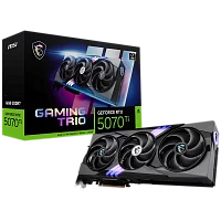 Видеокарта MSI PCI-E 5.0 RTX 5070TI 16G GAMING TRIO NVIDIA GeForce RTX 5070TI 16Gb 256bit GDDR7 2452/28000 HDMIx1 DPx3 HDCP Ret (RTX 5070 TI 16G GAMING TRIO)