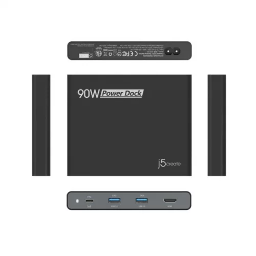 Док-станция j5create 90W Built-in USB-C (JCDP392) фото 4