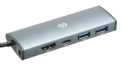 Стыковочная станция Digma HUB-2U3.0CH-UC-G (HUB-2U3.0СH-UC-G)