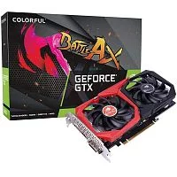 Видеокарта Colorful GTX1650 EX 4GD6-V 4GB GDDR6 128bit DVI DP HDMI 2FAN RTL (GTX 1650 EX 4GD6-V)