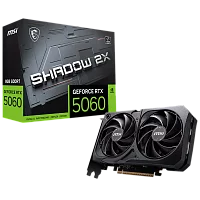 Видеокарта MSI PCI-E 5.0 RTX 5060 8G SHADOW 2X NVIDIA GeForce RTX 5060 8Gb 128bit GDDR7 2497/28000 HDMIx1 DPx3 HDCP Ret Видеокарта MSI PCI-E 5.0 RTX 5060 8G SHADOW 2X NVIDIA GeForce RTX 5060 8Gb 128bit GDDR7 2497/28000 HDMIx1 DPx3 HDCP Ret