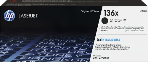 Картридж HP LaserJet 136X черный 2600 стр (W1360X) (W1360X) Тонер-картридж/ HP 136X Black Original LaserJet Toner Cartridge (W1360X)