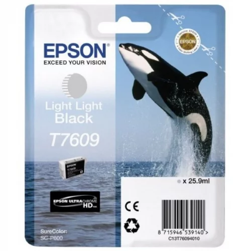 Картридж струйный EPSON T7609 (C13T76094010) (C13T76094010) Картридж/ Epson SureColor SC-P600 Light Light Black (C13T76094010)