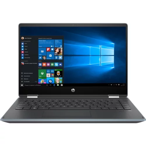 Ноутбук HP Pavilion x360 14-dh1006ur (104A3EA) (104A3EA#ACB) Ноутбук HP Pavilion x360 14-dh1006ur 14 FHD Touch/ Core i3-10110U/ 4GB/ 256GB SSD/ GeForce MX130 2GB/ WiFi/ BT/ Win10/ Cloud Blue (104A3EA)