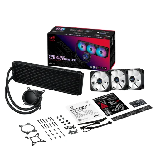 Жидкостная система охлаждения ASUS ROG STRIX LC III 360 ARGB LCD (90RC00W1-M0UAY0) фото 10