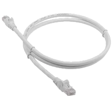 Патч-корд LANMASTER LSZH UTP кат.6, 0.5 м, белый (LAN-PC45/ U6-0.5-WH) (LAN-PC45/U6-0.5-WH)