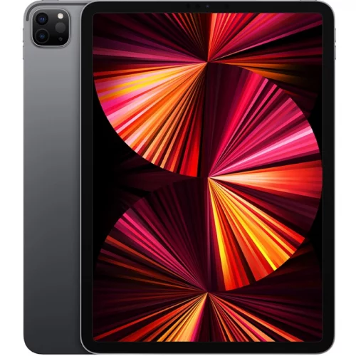 Планшет Apple iPad Pro 2021 11 2388x1668/ Apple M1/ 10Mp/ 12Mp/ 128GB WiFi/ BT/ 3G/ 4G/ 5G/ nano-SIM/ eSIM/ iPadOS 14 (MHW53RU/A)