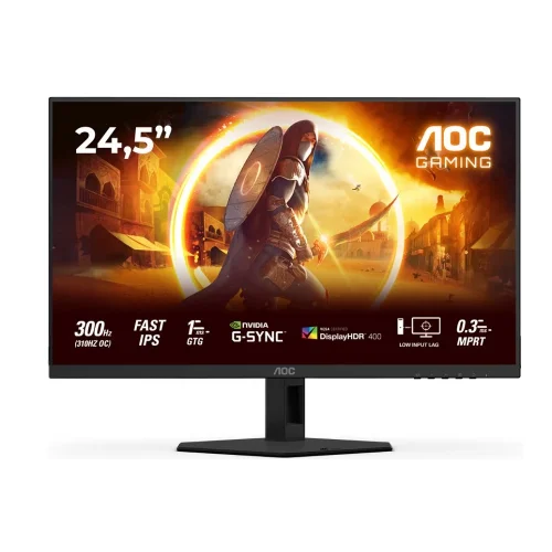 Монитор AOC 24,5 25G4SRE, 16:9, Fast IPS, FHD, 1ms, 400cd, 300Hz, HDMI, DP