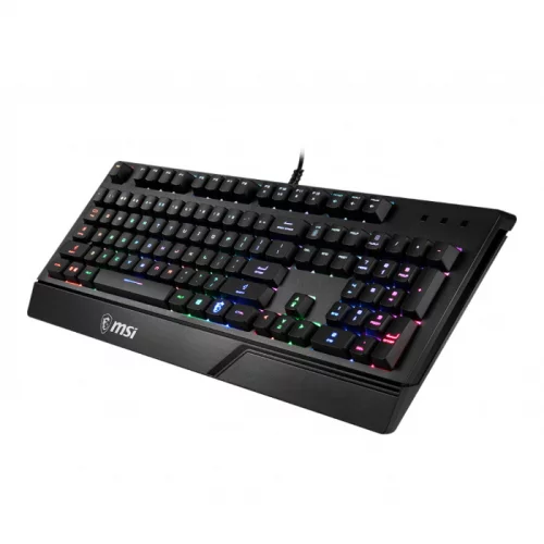 Клавиатура MSI VIGOR GK20 GAMING Wired, RGB, USB 2.0, 1.8 m, Black (VIGOR GK20 RU) фото 3