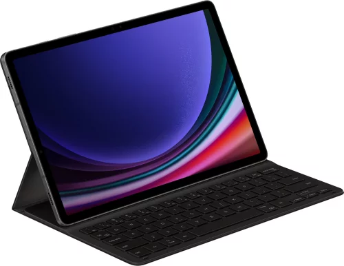 Чехол-клавиатура Samsung для Samsung Galaxy Tab S9/ S9 FE EF-DX710BBRGRU поликарбонат/полиуретан черный
