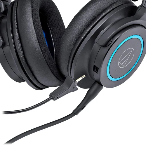 Наушники с микрофоном Audio-Technica ATH-G1 черный/синий 2м мониторные оголовье (80000808) фото 7