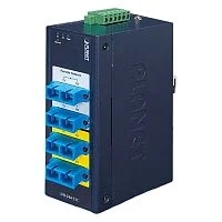 промышленный коммутатор/ PLANET IFB-244-SSC Industrial 2-channel Optical Fiber Bypass Switch w/ 4x SC Single mode (-40~75 C, dual 9~48V DC/24V AC)