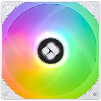 Кулер для корпуса/ Case Cooler Thermalright TL-C12RW-S V2 Reverse (120x120x25mm, 4-pin PWM, ARGB, 58CFM, 25.6dBA, 1500RPM, White)