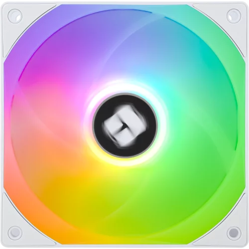 Кулер для корпуса/ Case Cooler Thermalright TL-C12RW-S V2 Reverse (120x120x25mm, 4-pin PWM, ARGB, 58CFM, 25.6dBA, 1500RPM, White)