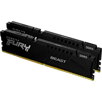Память DDR5 2x64GB 5600MHz Kingston KF556C36BBEK2-128 Fury Beast Expo RTL Gaming PC5-44800 CL36 DIMM 288-pin 1.25В kit dual rank с радиатором Ret